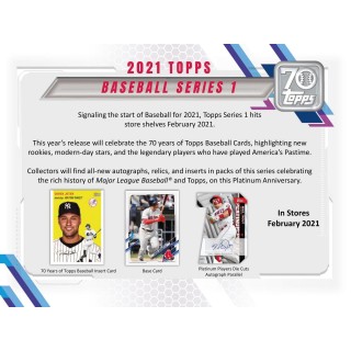 Baseball: 2021 Topps Series 1 Baseball Hobby Box