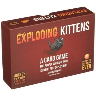 Board Games: Exploding Kittens - Original Edition [Party Card Game, 2-5 Players]