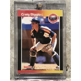 Baseball Single: 1989 Donruss Craig Biggio RC #561 "Error" No "." After "INC"