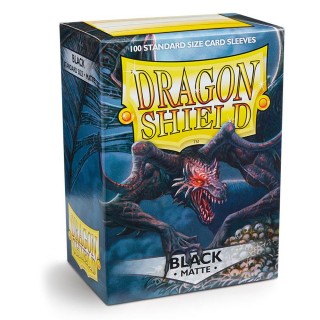 Sleeves: Dragon Shield Black Matte Standard Size Sleeves (100 Count)