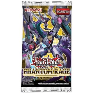 Yugioh: Phantom Rage English TCG 1st Edition Booster Box - 24 Packs of 9 Cards Each