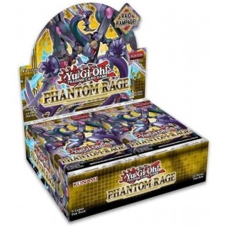 Yugioh: Phantom Rage English TCG 1st Edition Booster Box - 24 Packs of 9 Cards Each